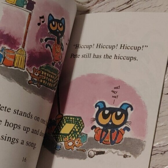 3/$15 Easy Reader Pete the Kitty and the case of the hiccups by James De… - Picture 2 of 3